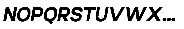 Gypsy Nue Bold-Italic Font UPPERCASE