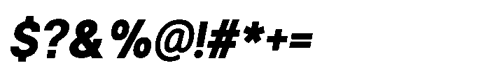 Gypsy Nue Extra Bold-Italic Font OTHER CHARS