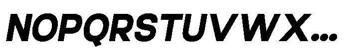 Gypsy Nue Extra Bold-Italic Font UPPERCASE