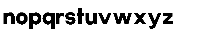Gypsy Nue Extra Bold Font LOWERCASE