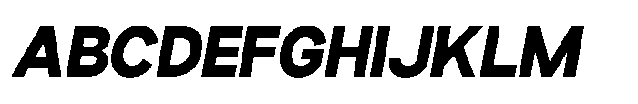 Gypsy Nue Heavy-Italic Font UPPERCASE