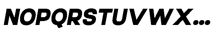 Gypsy Nue Heavy-Italic Font UPPERCASE