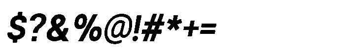Gypsy Nue Semi Bold-Italic Font OTHER CHARS