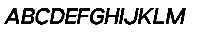 Gypsy Nue Semi Bold-Italic Font UPPERCASE