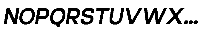 Gypsy Nue Semi Bold-Italic Font UPPERCASE