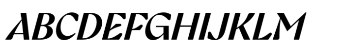 Gyst Bold Italic Font UPPERCASE