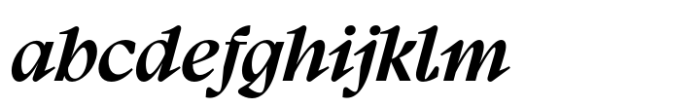 Gyst Bold Italic Font LOWERCASE