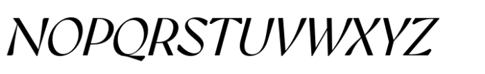 Gyst Italic Font UPPERCASE