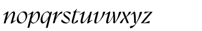 Gyst Variable Italic Font LOWERCASE