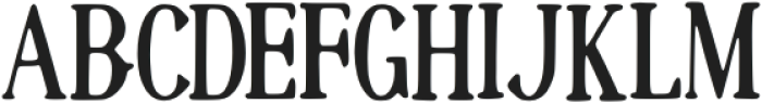 Gzonga Regular otf (400) Font UPPERCASE