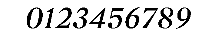 Gza Italic2 Font OTHER CHARS