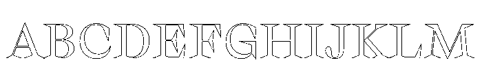 Gza LightSuper2 Font UPPERCASE