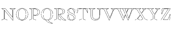 Gza LightSuper2 Font UPPERCASE