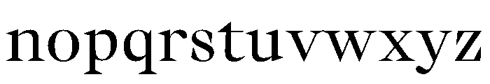 Gza LightSuper Font LOWERCASE