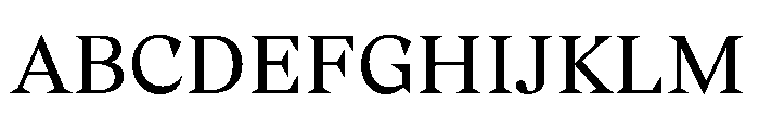 Gza Regular Font UPPERCASE