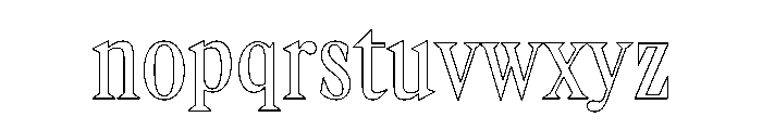 Gza RegularCompressed 2d324d22 Font LOWERCASE