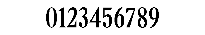 Gza RegularCompressed Font OTHER CHARS