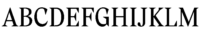 Gza RegularCondensed Font UPPERCASE