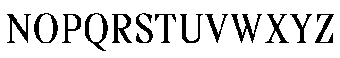 Gza RegularCondensed Font UPPERCASE