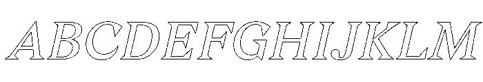 Gza SemiBoldItalic 10ce19bd Font UPPERCASE