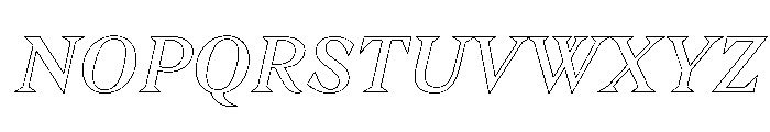 Gza SemiBoldItalic 10ce19bd Font UPPERCASE