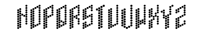 H.I.B. Cell Plain Font LOWERCASE