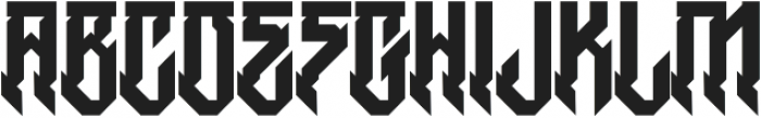 H74 Witches otf (400) Font LOWERCASE