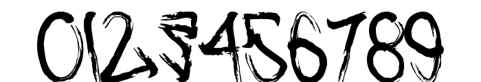 H74 Corpse Smudge Font OTHER CHARS