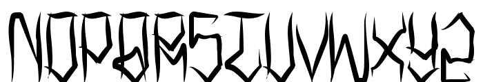 H74 Riverside Thin Font UPPERCASE