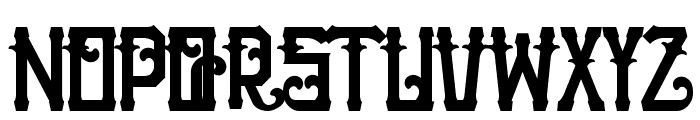 H74 The Nomad Black Font LOWERCASE