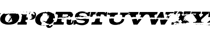 H74_Gatecrasher Italic Font UPPERCASE