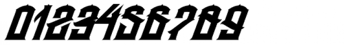 H74 False Idols Italic Font OTHER CHARS