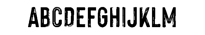 Hackney Bold Font UPPERCASE