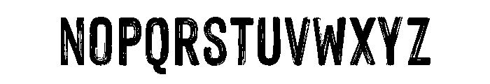 Hackney Bold Font LOWERCASE