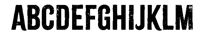 Hackney Regular Font UPPERCASE