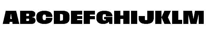 Hagrid Extra Bold Font UPPERCASE