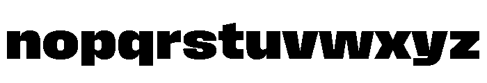 Hagrid Extra Bold Font LOWERCASE