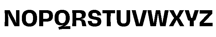 Hagrid Text Bold Font UPPERCASE