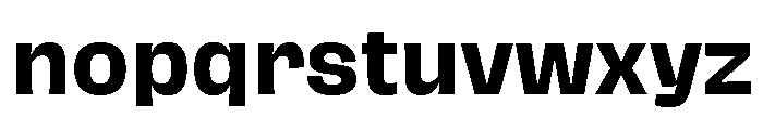 Hagrid Text Bold Font LOWERCASE