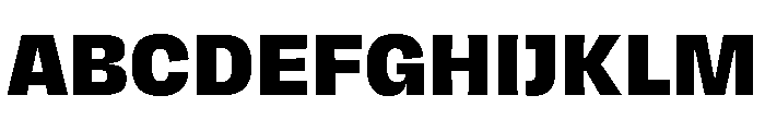 Hagrid Text Extrabold Font UPPERCASE