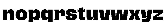Hagrid Text Extrabold Font LOWERCASE