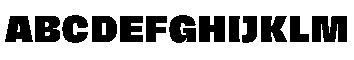 Hagrid Text Heavy Font UPPERCASE