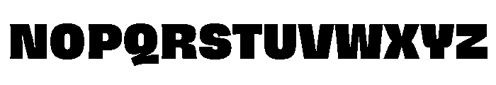 Hagrid Text Heavy Font UPPERCASE