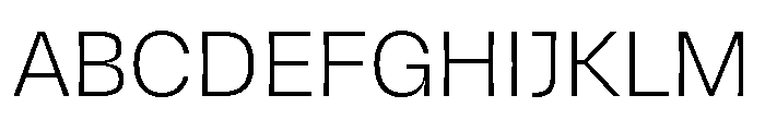 Hagrid Text Light Font UPPERCASE
