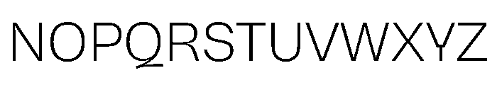 Hagrid Text Light Font UPPERCASE