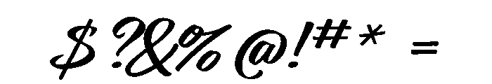 Halau Spooky Bold Font OTHER CHARS