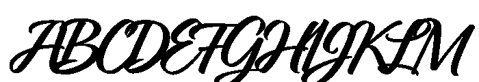 Halau Spooky Bold Font UPPERCASE