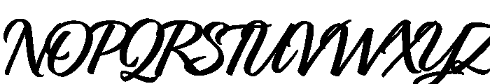 Halau Spooky Bold Font UPPERCASE