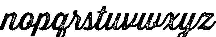 Halau Spooky Regular Font LOWERCASE
