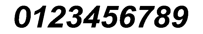 Halyard Variable Bold Italic Font OTHER CHARS